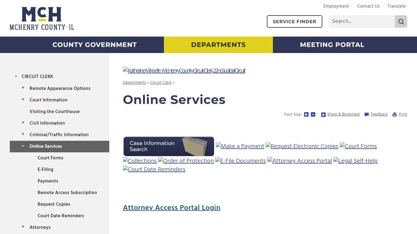 Online Services | McHenry County, IL